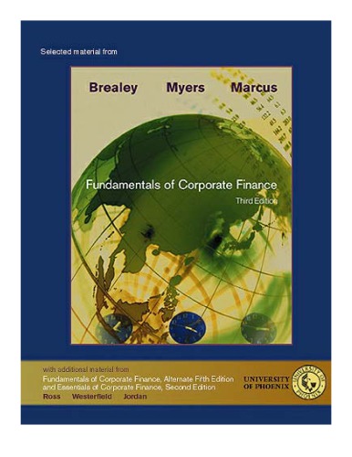 Fundamentals of corporate finance