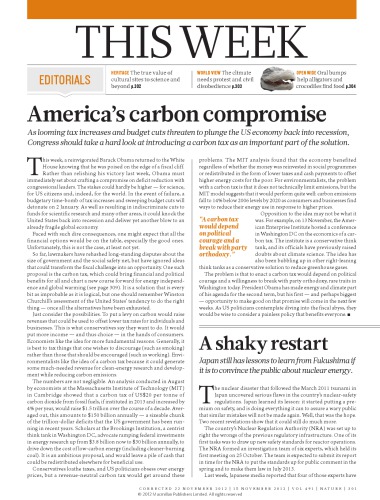 Nature Magazine - 15 November 2012