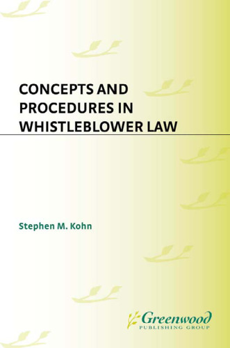 Concepts and Procedures in Whistleblower Law