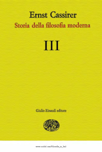 Storia della filosofia moderna