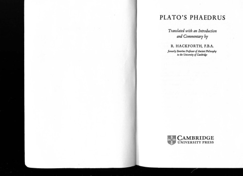 Plato: Phaedrus