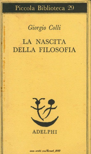 La nascita della filosofia