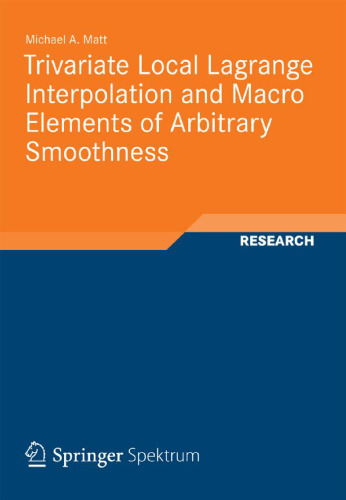 Trivariate Local Lagrange Interpolation and Macro Elements of Arbitrary Smoothness