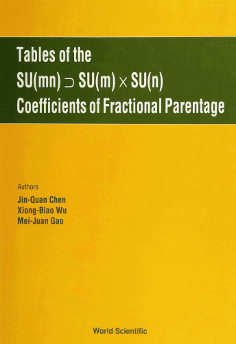 Tables of the SU(mn) [conditional] SU(m) X SU(n) : coefficients of fractional parentage