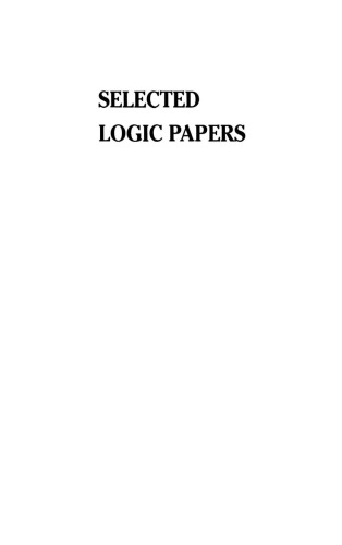 Selected logic papers