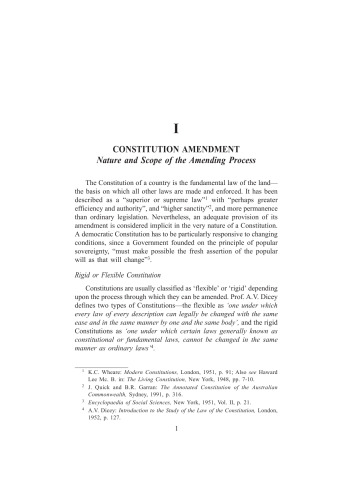 Constitution Amendment in India (with Constitution of India)