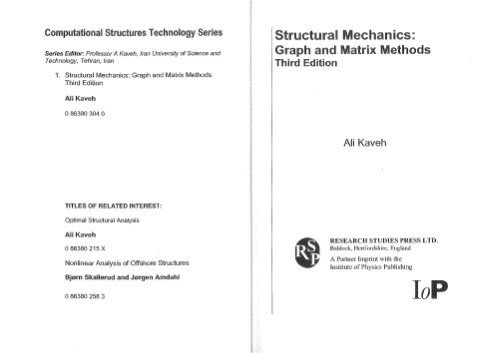 Structural Mechanics: Graph and Matrix Methods