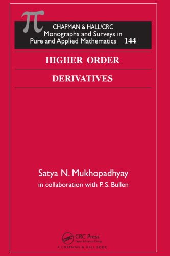 Higher Order Derivatives