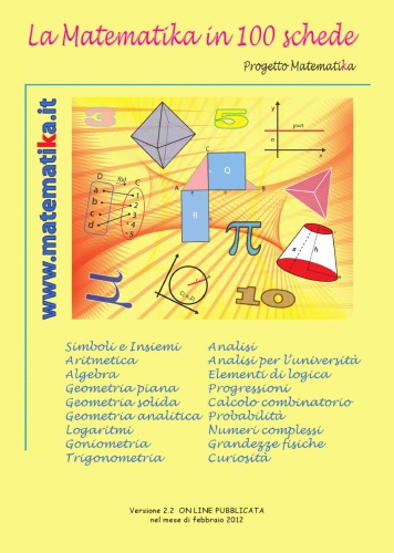 La Matematica in 100 Schede