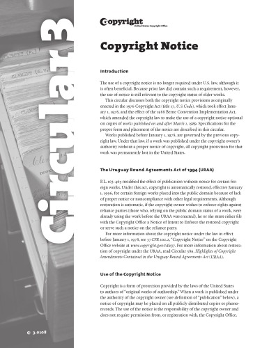 Copyright notice