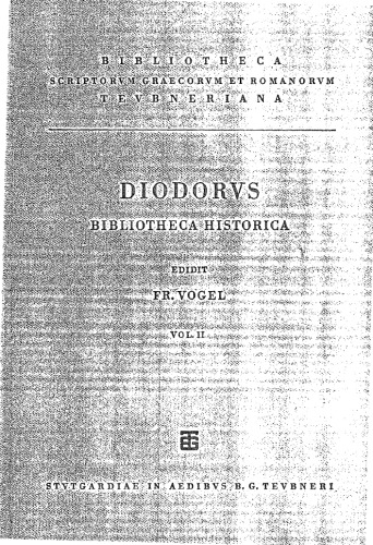 Diodori Bibliotheca historica vol. 2