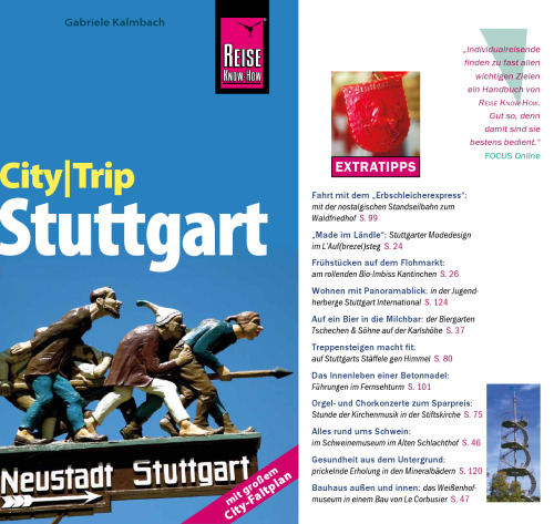 City-Trip Stuttgart mit großem City-Faltplan