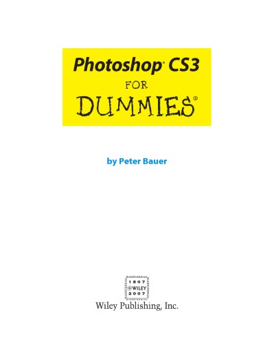 Photoshop for dummies