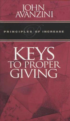 Keys to Proper Giving