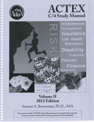 ACTEX C/4 study manual