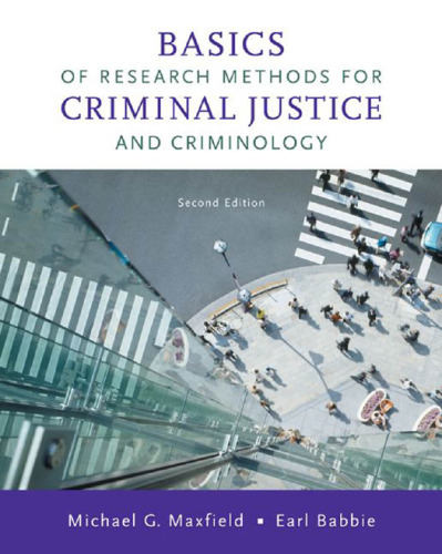 Basics of Research Methods for Criminal Justice and Criminology