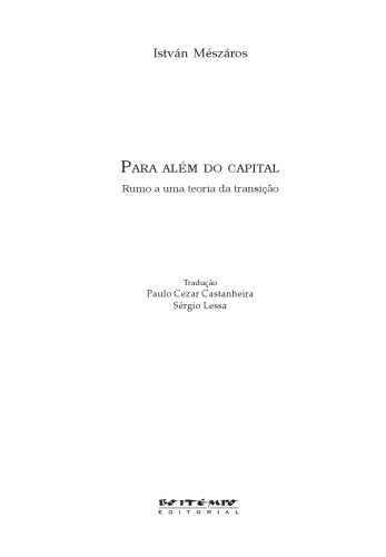 Para Alem do Capital