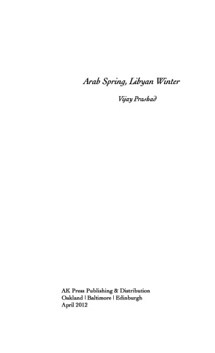 Arab Spring, Libyan Winter