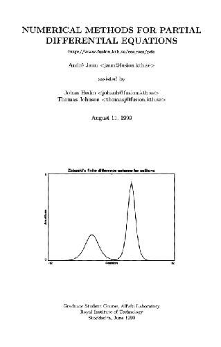 Numerical methods for partial differential equations