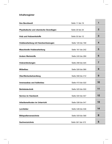 Holzfachkunde : Ein Lehr-, Lern- und Arbeitsbuch für Tischler/Schreiner, Holzmechaniker und Fachkräfte für Möbel-, Küchen- und Umzugsservice