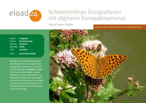 Schmetterlinge fotografieren mit digitalen Kompaktkameras