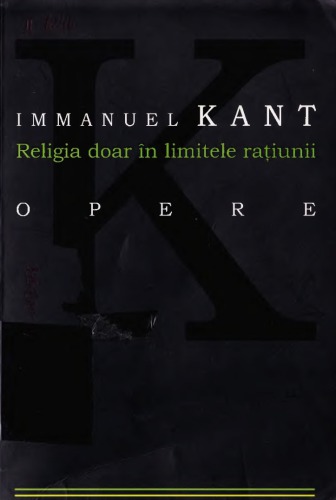 Religia doar in limitele ratiunii