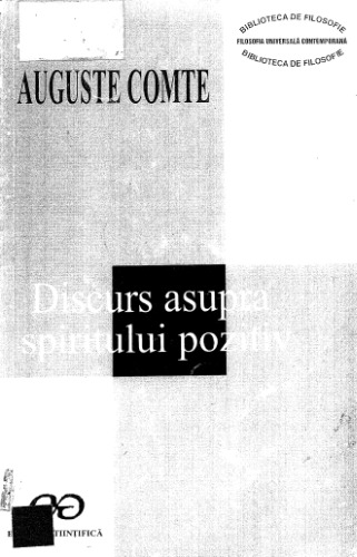 Discurs asupra spiritului pozitiv