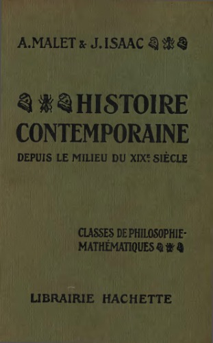 Histoire contemporaine depuis le milieu du XIXᵉ siècle jusqu’à 1939