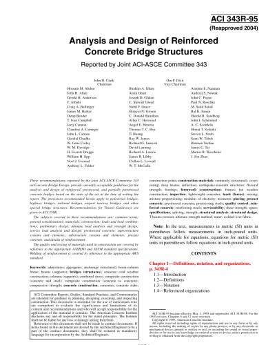 Analysis and Design of Reinforced Concrete Bridge Structures