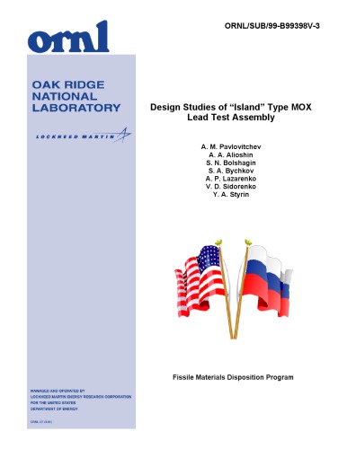 Design Studies - Island-Type MOX Lead Test Assemblies