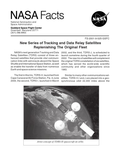 Tracking and Data Relay Satellite System NASA Facts