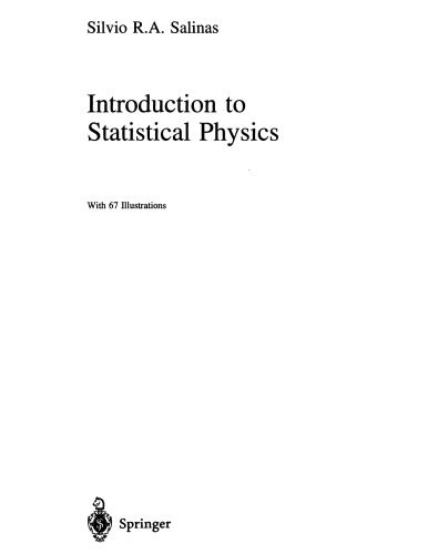 Introduction to Statistical Physics