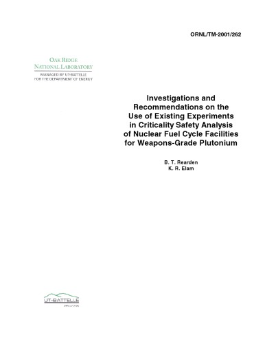 Criticality Safety Analysis of Nuclear-Cycle Facilities for Weapons-Grade Plutonium