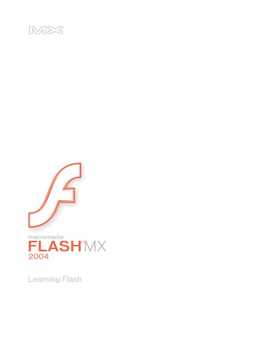 Macromedia - Macromedia Flash MX 2004, Learning Flash