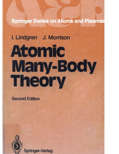 Atomic Many-Body Theory