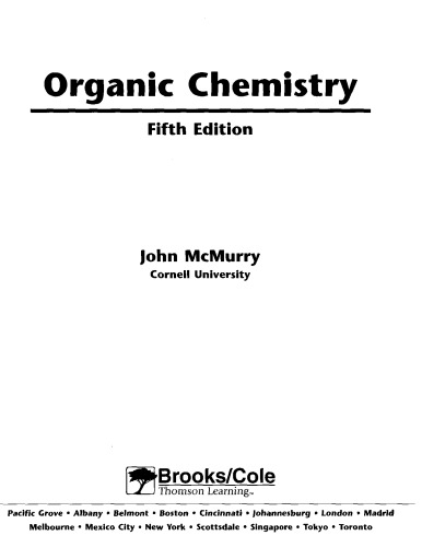 Organic Chemistry