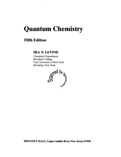 Quantum Chemistry