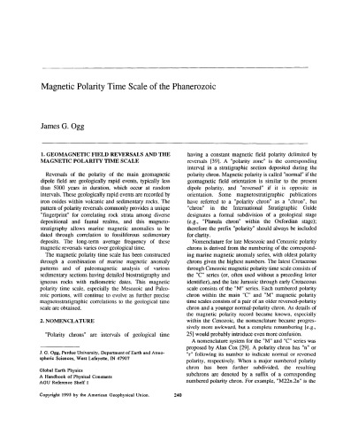 Magnetic Polarity Time Scale of the Phanerozoic [short article]