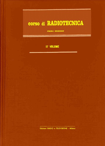 Corso Radiotecnica [electronics course] [Vol. 2] - 