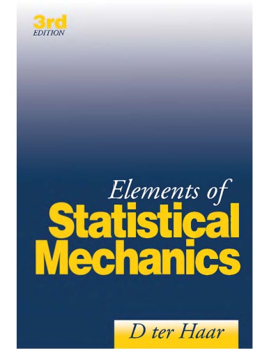 Elements of Statistical Mechanics