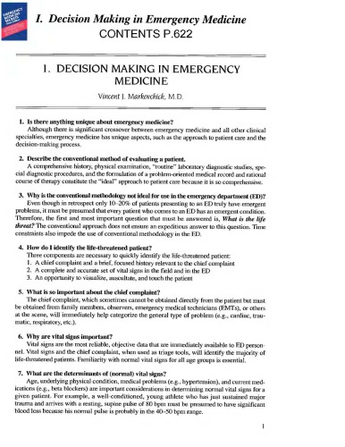 Emergency Medicine [secrets series]