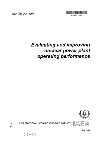 Evaluating, Improving Nuclear Powerplant Operating Performance (IAEA TECDOC-1098)