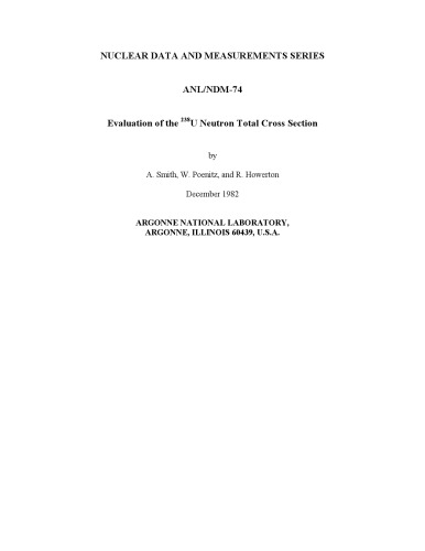 Evaluation of U238 Neutron total cross-section