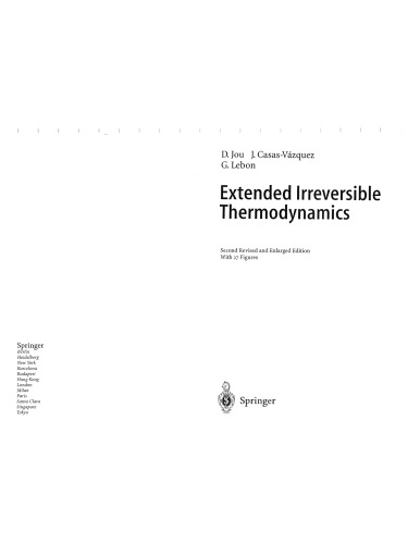 Extended Irreversible Thermodynamics