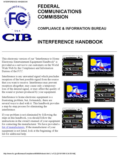 FCC Interference Handbook