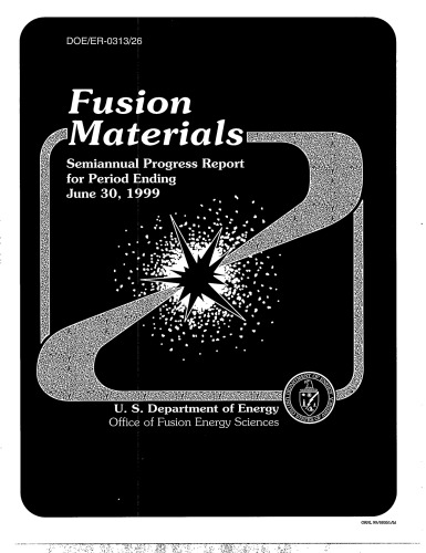 Fusion Reactor Materials [Semi-Annual Rpt Jun 30, 1994]