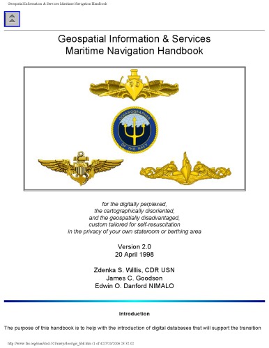 GI&S Maritime Navigation Handbook [website capture]