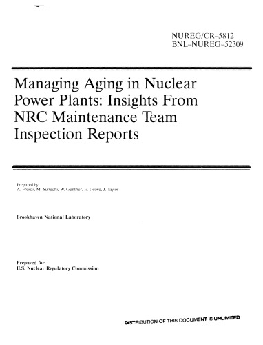 Managing Aging in Nuclear Powerplants