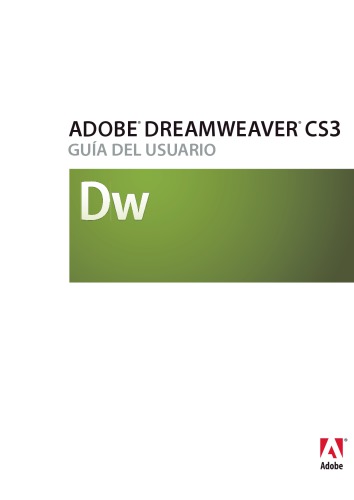 Manual Adobe Dreamweaver CS3 [IN SPANISH]