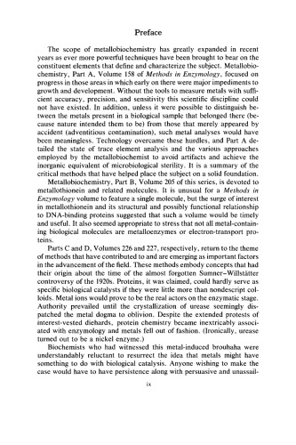 Metallobiochemistry [Part D] [No cover or index]